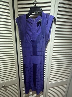 french connection royal blue dress Beautiful French Connection Royal Navy Blue Sheath Dress Fitted Size 10 UK 14